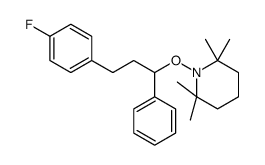 1-[3-(4-fluorophenyl)-1-phenylpropoxy]-2,2,6,6-tetramethylpiperidine Structure