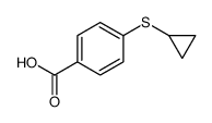 4-cyclopropylsulfanylbenzoic acid Structure