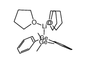 [(1,1-diphenyl-2,2,2-trimethyldigermanyl)lithium(tetrahydrofuran)3]结构式