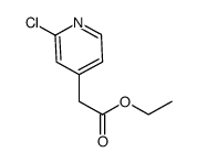 ethyl 2-(2-chloropyridin-4-yl)acetate structure