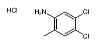 4,5-dichloro-2-methylanilinium chloride Structure