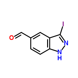 3-Iodo-1H-indazole-5-carbaldehyde structure