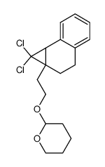 <2-(7,7-Dichlorbenzobicyclo<4.1.0>hept-1-yl)ethyl>-(tetrahydro-2-pyranyl)-ether Structure