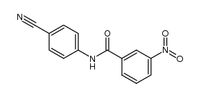 N-(4-cyanophenyl)-3-nitrobenzamide Structure