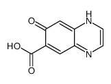 6-Quinoxalinecarboxylicacid,7-hydroxy-(6CI) Structure