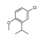 4-chloro-1-methoxy-2-propan-2-ylbenzene结构式