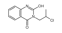 3-(2-chloro-propyl)-1H-quinazoline-2,4-dione结构式