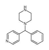 1-[phenyl(pyridin-4-yl)methyl]piperazine Structure