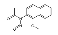 N-(1-methoxy-[2]naphthyl)-N-nitroso-acetamide结构式