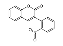 3-(2-nitro-phenyl)-coumarin Structure