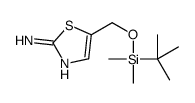 2-Amino-5-tert-butyldimethylsilyloxy-Methyl-thiazole structure