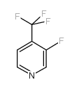 3-氟-4-(三氟甲基)吡啶结构式