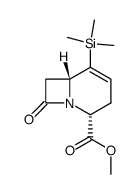 methyl 8-oxo-5-(trimethylsilyl)-1-azabicyclo<4.2.0>-4-octene-2-carboxylate Structure