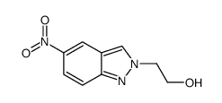 2-(5-Nitro-2H-indazol-2-yl)ethanol Structure