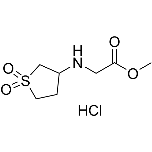 Methyl 2-[(1,1-dioxo-1-thiolan-3-yl)amino]acetate hydrochloride图片