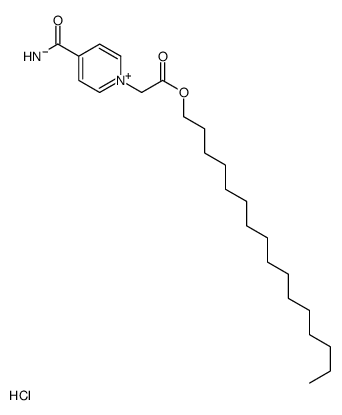 hexadecyl 2-(4-carbamoylpyridin-1-ium-1-yl)acetate,chloride结构式