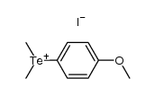 (4-methoxy-phenyl)-dimethyl-telluronium, iodide结构式