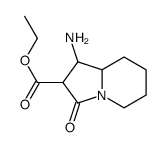 1-AMINO-3-OXO-OCTAHYDRO-INDOLIZINE-2-CARBOXYLICACIDETHYLESTER Structure