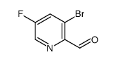 3-bromo-5-fluoropyridine-2-carbaldehyde结构式