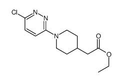 2-[1-(6-氯-3-哒嗪基)-4-哌啶基]乙酸乙酯结构式