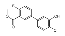 methyl 5-(4-chloro-3-hydroxyphenyl)-2-fluorobenzoate Structure