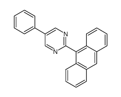 2-(anthracen-9-yl)-5-phenylpyrimidine结构式