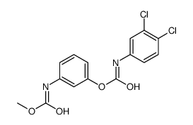 [3-(methoxycarbonylamino)phenyl] N-(3,4-dichlorophenyl)carbamate Structure