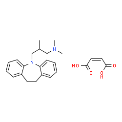 (-)-Trimipramine maleate Structure