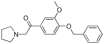 2-[3-Methoxy-4-(phenylMethoxy)phenyl]-1-(1-pyrrolidinyl)-ethanone Structure