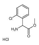 DL-Chlorophenylglycine methyl ester hydrochloride structure