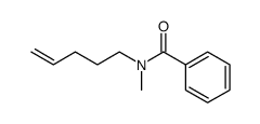 N-methyl-N-pent-4-enylbenzamide Structure