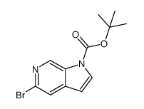 Tert-Butyl 5-Bromo-1H-Pyrrolo[2,3-C]Pyridine-1-Carboxylate structure