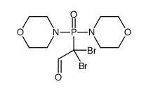 2,2-dibromo-2-dimorpholin-4-ylphosphorylacetaldehyde Structure