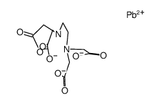 ETHYLENEDIAMINETETRAACETIC ACID 2 NA LEAD SALT structure