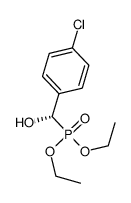 (S)-diethyl (4-chlorophenyl)(hydroxy)methylphosphonate Structure