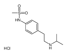 N-[4-[2-(propan-2-ylamino)ethyl]phenyl]methanesulfonamide,hydrochloride结构式