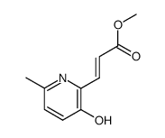 (E)-3-(3-hydroxy-6-methyl-2-pyridinyl)-2-propenoic acid methyl ester Structure