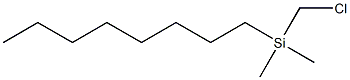 Silane, (chloromethyl)dimethyloctyl-结构式