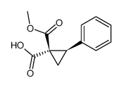 methyl 2-phenylcyclopropane-1,1-dicarboxylate结构式