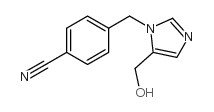 1-(4-氰基苄基)-1H-5-羟基甲基咪唑结构式