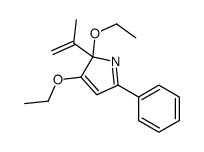 2,3-diethoxy-5-phenyl-2-prop-1-en-2-ylpyrrole Structure