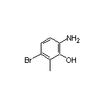 6-Amino-3-bromo-2-methylphenol Structure