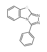 3-Phenyl(1,2,4)triazolo(3,4-b)(1,3)benzothiazole structure