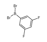 dibromo(3,5-difluorophenyl)borane结构式