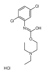 2-[(2,5-dichlorophenyl)carbamoyloxy]ethyl-diethylazanium,chloride结构式