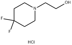 2-(4,4-二氟哌啶-1-基)乙-1-醇盐酸盐结构式