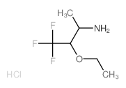 2-Butanamine,3-ethoxy-4,4,4-trifluoro-, hydrochloride (1:1)结构式