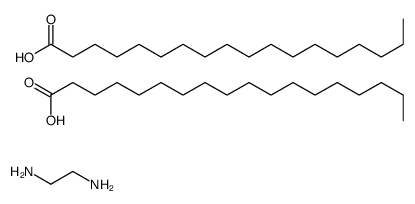 stearic acid, compound with ethane-1,2-diamine (2:1) Structure