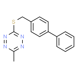 3-[(Biphenyl-4-ylmethyl)thio]-6-methyl-1,2,4,5-tetrazine picture