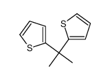 2-(2-thiophen-2-ylpropan-2-yl)thiophene结构式